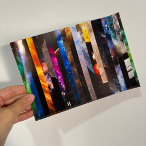 Sticker tipo washi - Espacio
